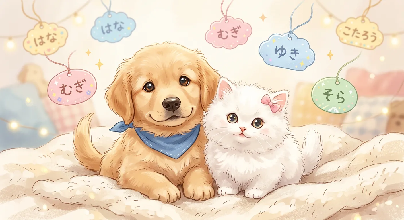 ペットの名前ランキング2026｜犬・猫の人気名前TOP10と名付けのコツ